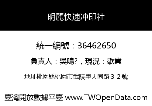 明麗快速冲印社