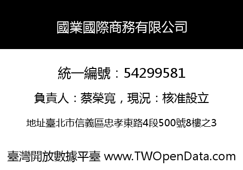 國業國際商務有限公司