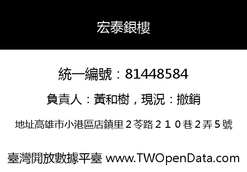 宏泰銀樓