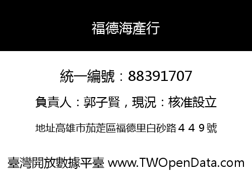 福德海產行
