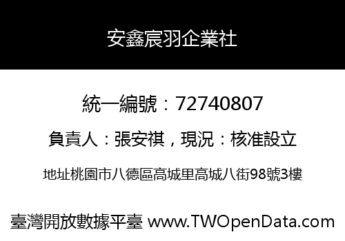 安鑫宸羽企業社