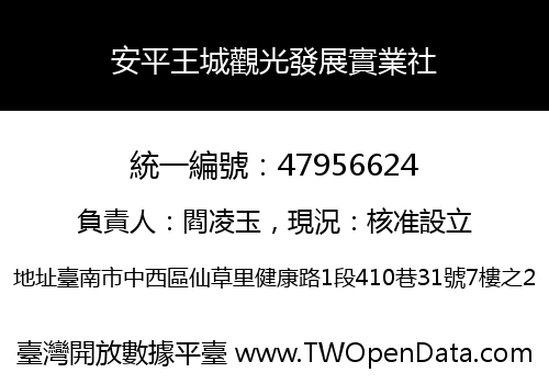 安平王城觀光發展實業社