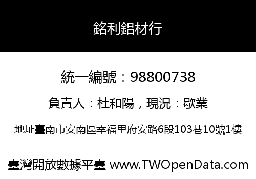 銘利鋁材行