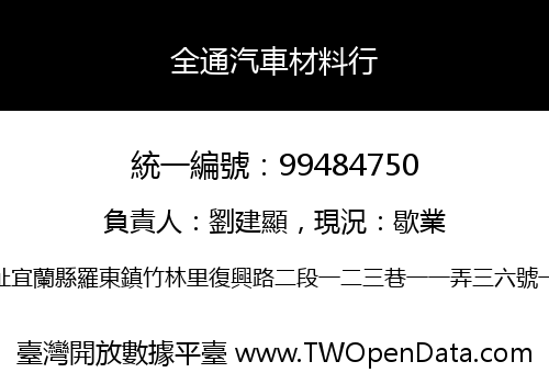 全通汽車材料行