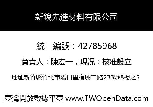 新銳先進材料有限公司