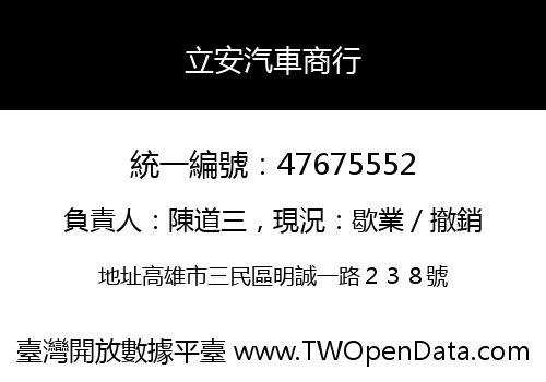 立安汽車商行