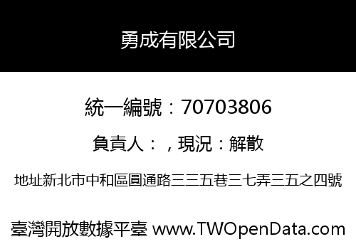 勇成有限公司