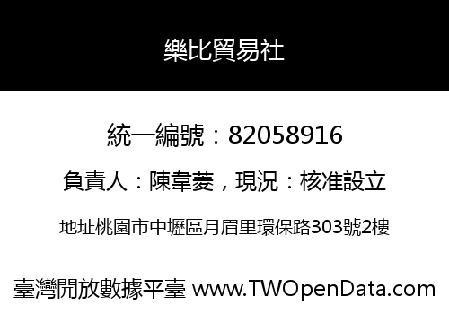 樂比貿易社