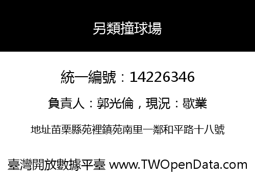 另類撞球場