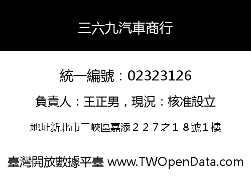 三六九汽車商行