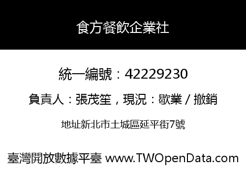 食方餐飲企業社