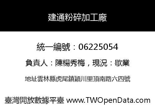 建通粉碎加工廠