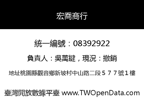 宏喬商行