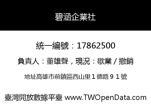 碧涵企業社