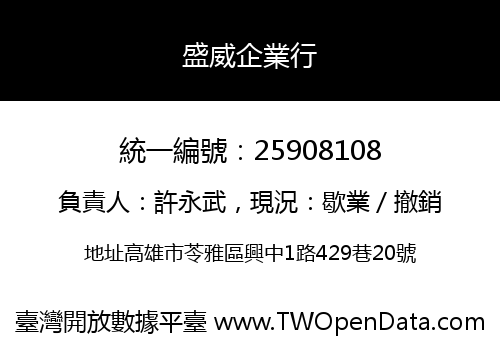 盛威企業行