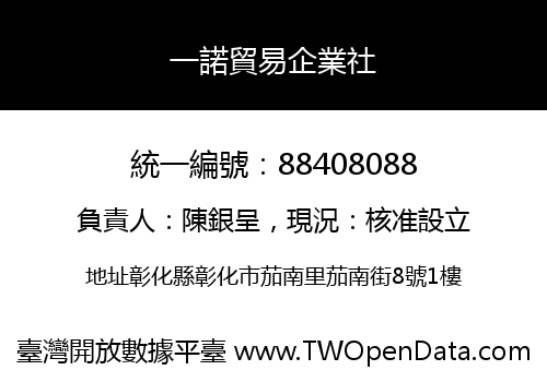 一諾貿易企業社
