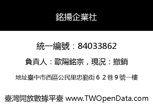 銘揚企業社
