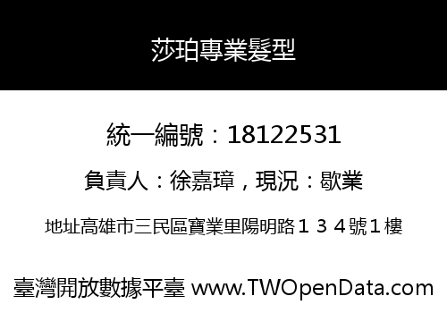 莎珀專業髮型