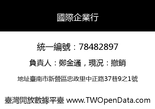 國際企業行