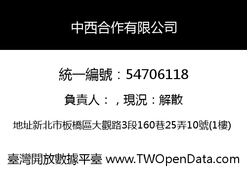 中西合作有限公司