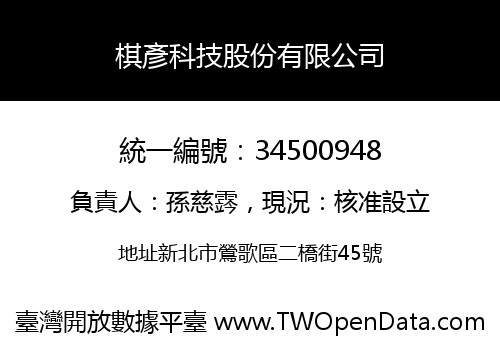 棋彥科技股份有限公司