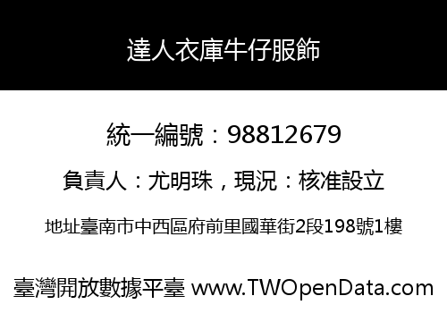 達人衣庫牛仔服飾