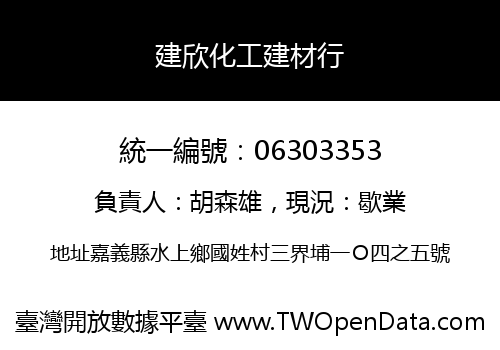 建欣化工建材行