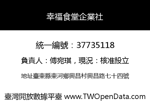 幸福食堂企業社