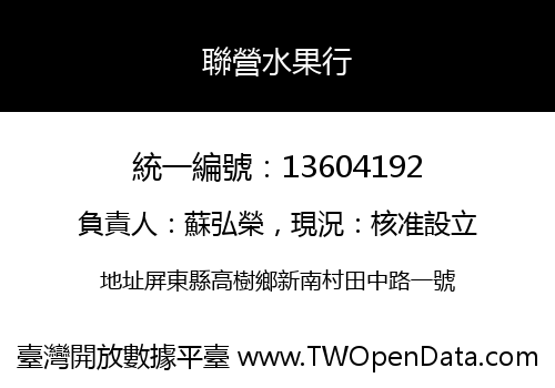 聯營水果行