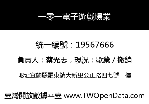 一零一電子遊戲場業