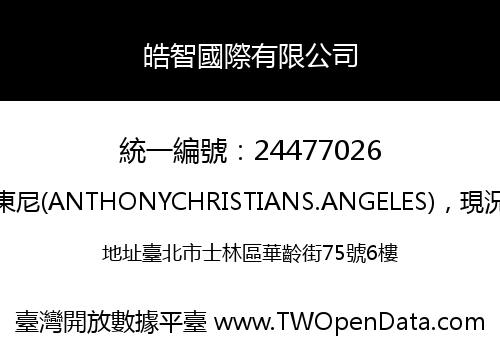 皓智國際有限公司