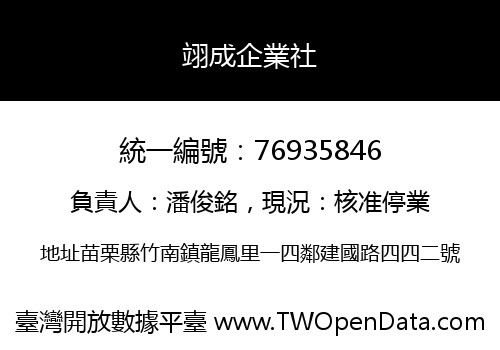 翊成企業社