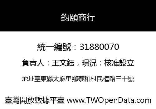 鈞頤商行