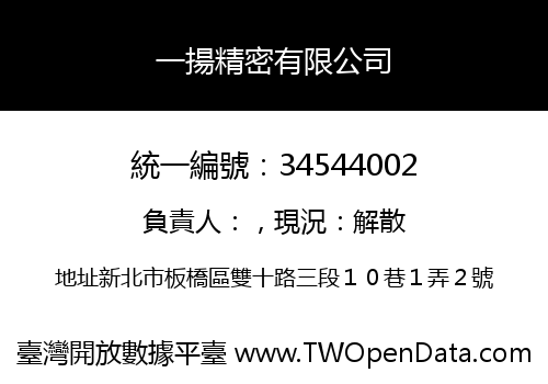 一揚精密有限公司