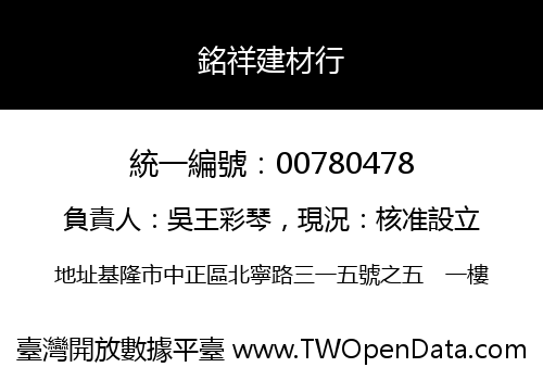 銘祥建材行