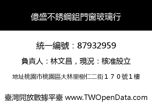 億盛不銹鋼鋁門窗玻璃行