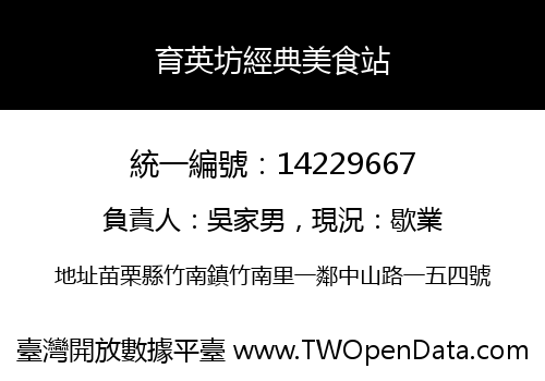 育英坊經典美食站
