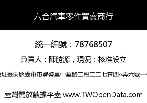 六合汽車零件買賣商行