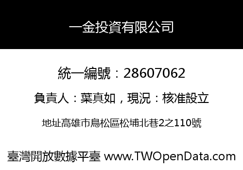 一金投資有限公司
