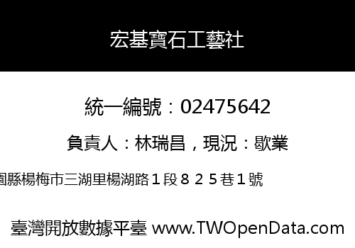 宏基寶石工藝社