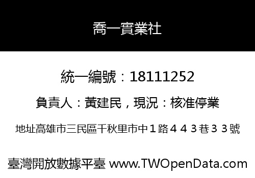 喬一實業社