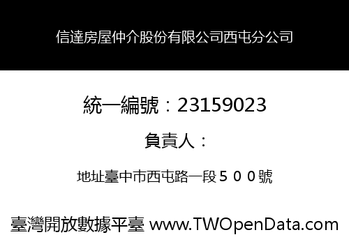 信達房屋仲介股份有限公司西屯分公司