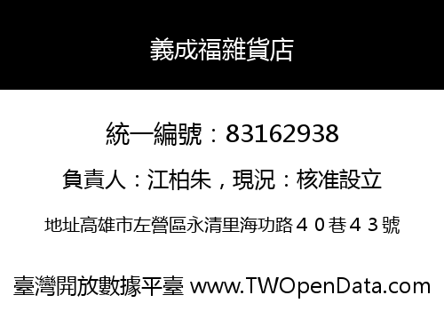 義成福雜貨店
