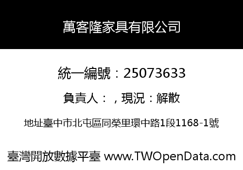 萬客隆家具有限公司