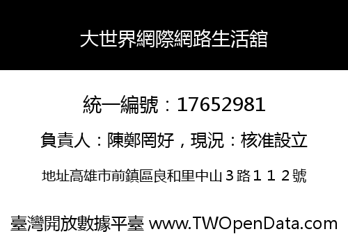 大世界網際網路生活舘