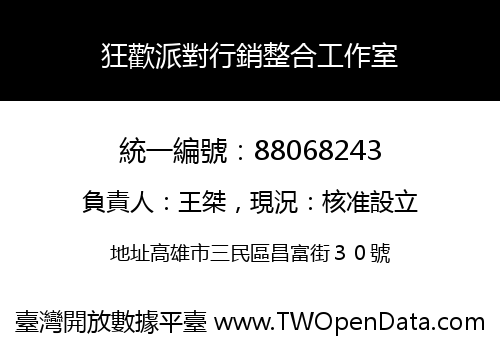 狂歡派對行銷整合工作室