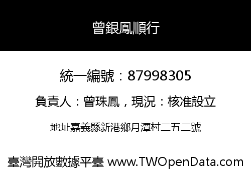 曾銀鳳順行
