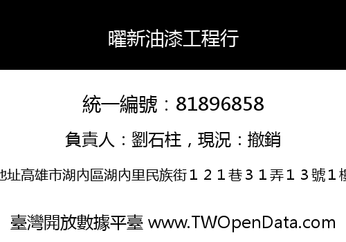 曜新油漆工程行
