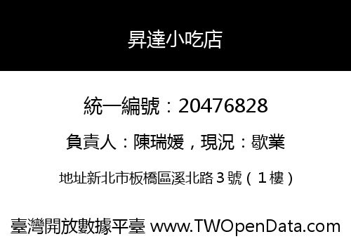 昇達小吃店