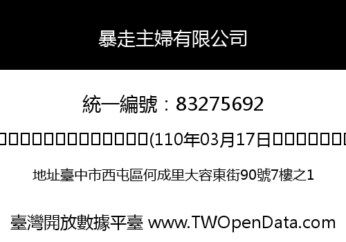 暴走主婦有限公司